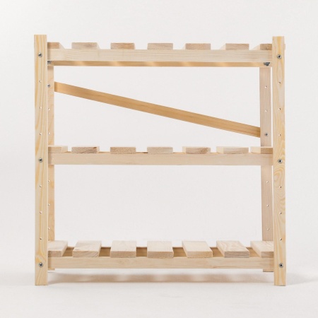 Стеллаж усилен.,3 полки(регулируем.)60*60*30 см 69